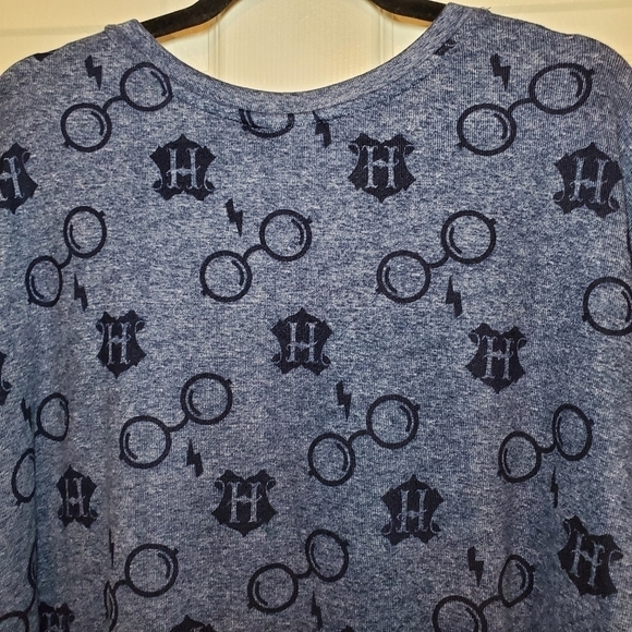 Harry Potter Wizarding World Long Sleeve Blue Sweater XXL - Picture 8 of 11